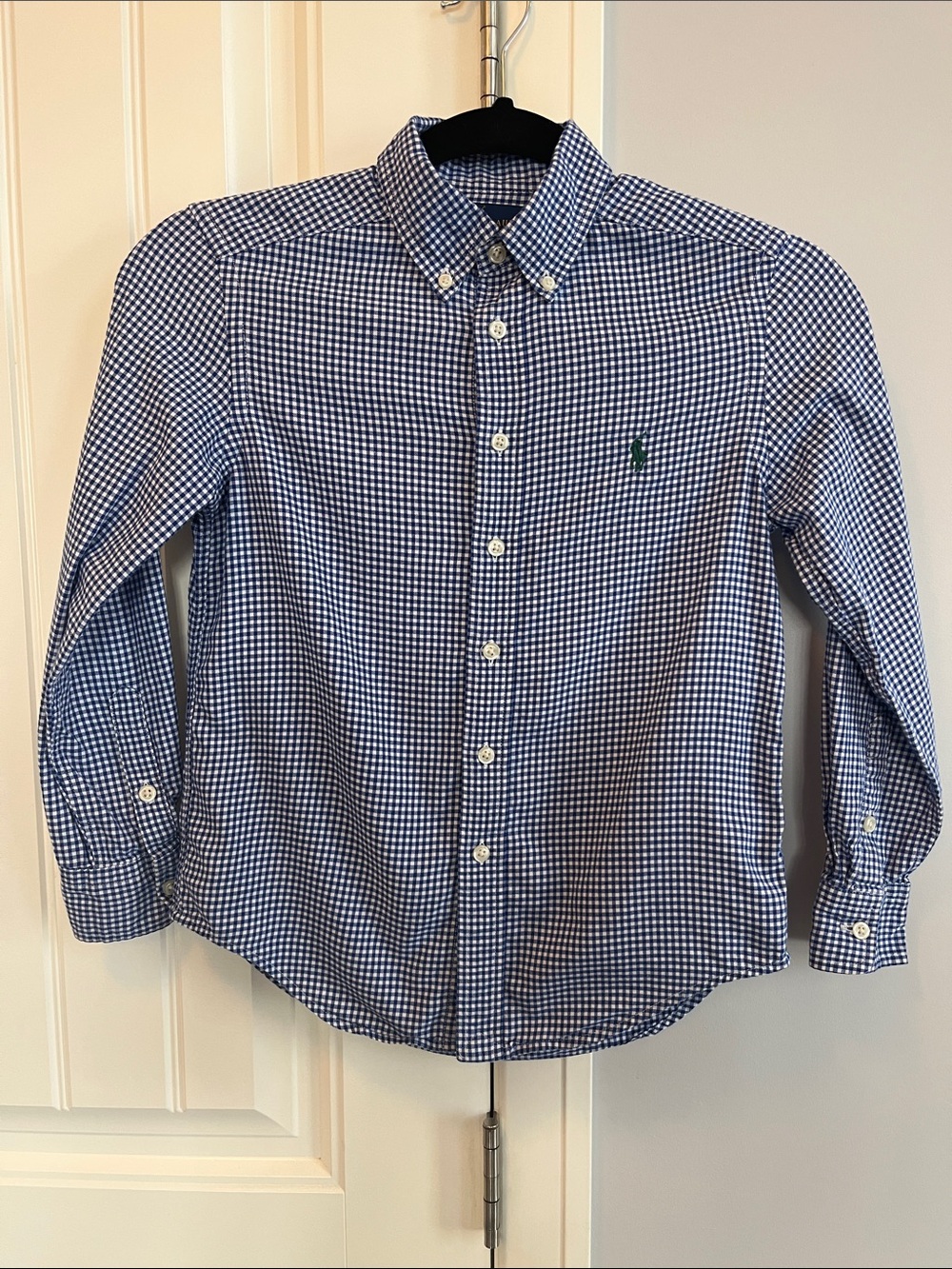 Polo Ralph Lauren Boys Gingham Button Down Shirt - Size 8